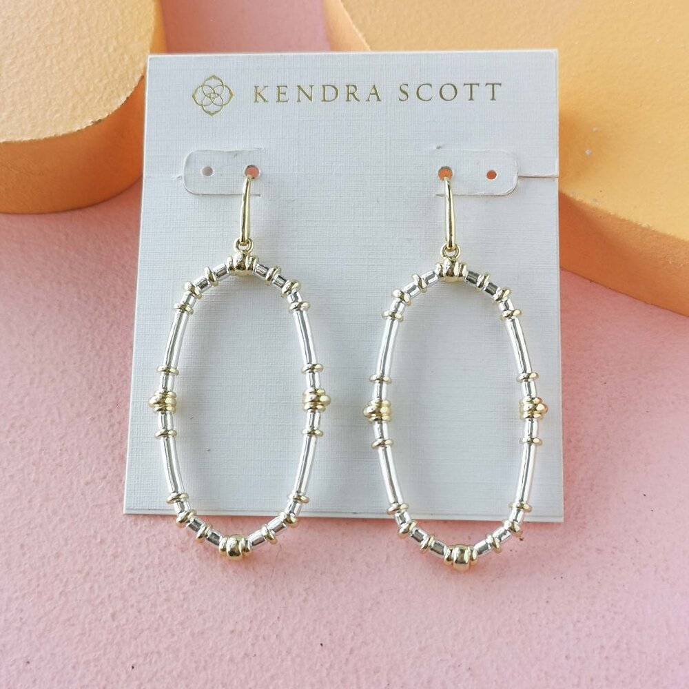Kendra Scott - Essie Mixed Metal Open Frame Earrings - NEW